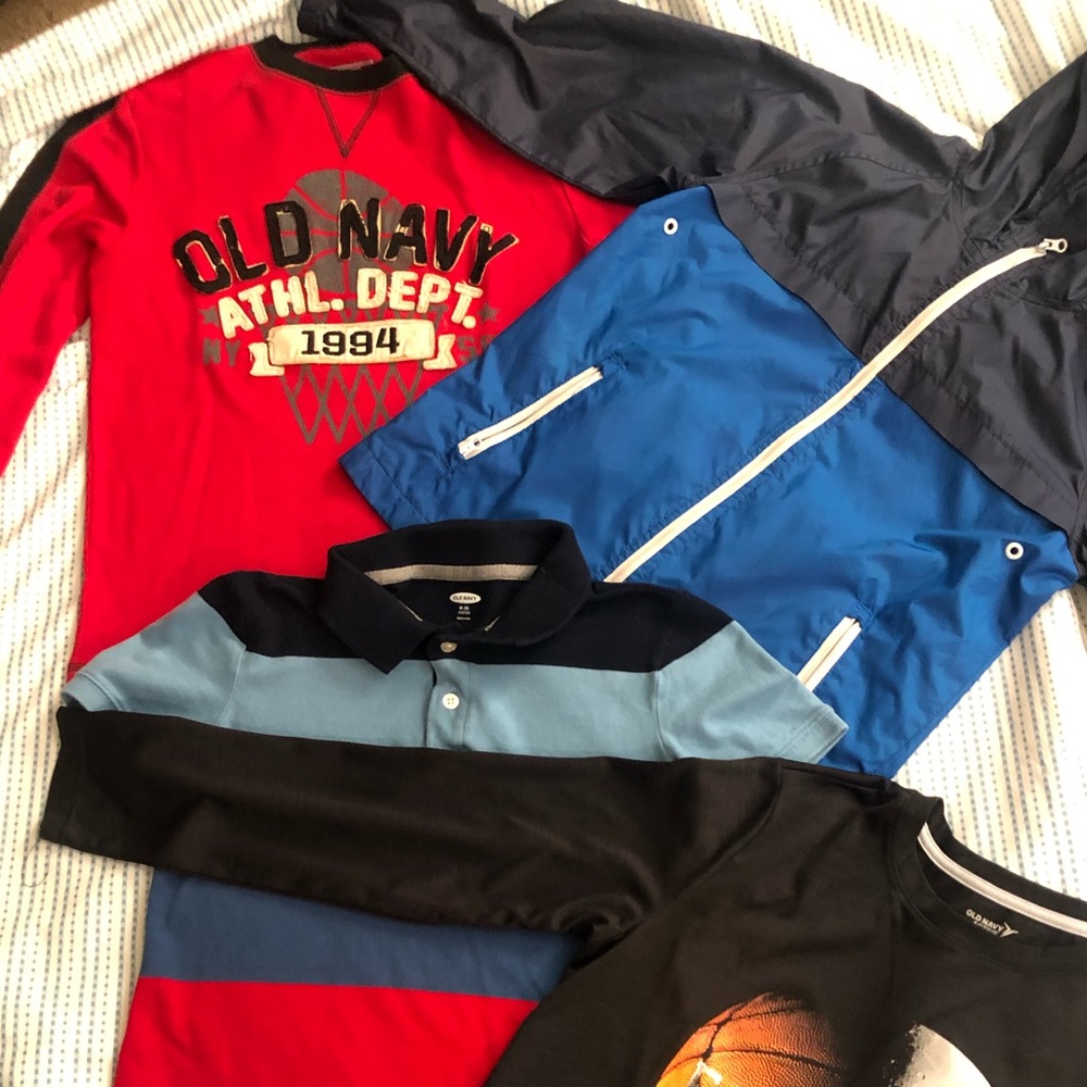 Two-long sleves, T-Shirt, Windbreaker
